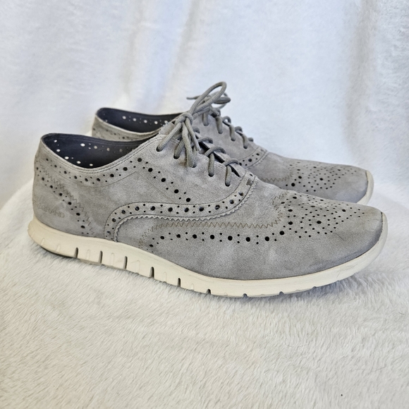 Cole Haan Zerogrand stitchlite Women Oxford Sneaker Comfort Shoes Gray Sz 9 1/2B - Picture 3 of 9